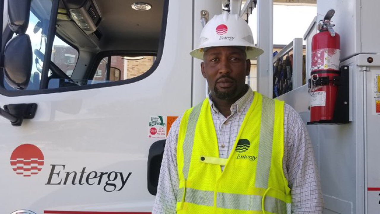 Earl Phillips, a senior lineman from Greenville, has worked at Entergy Mississippi for 13 years.